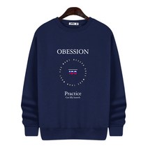 네스파 OBESSION 빅사이즈 맨투맨 티셔츠 SEM_0499