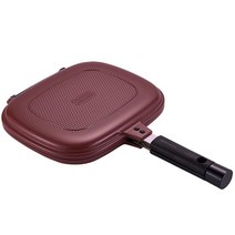 해피콜 컴팩트 양면팬 샌드핑크, 273 x 272 x H 48.5 mm, 1개