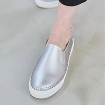 로엘 가죽원단 슬립온