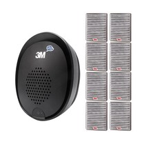 쓰리엠 차량용 공기청정기 플러스 블랙 + 교체 필터 8p, 공기청정기(PN38816), 필터(PN38716)