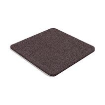 옹이네 사각라운드 고양이 코일매트 60 x 60 cm 초코