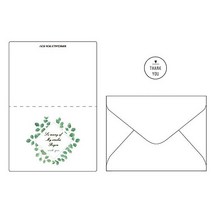 소이러브 보테니컬 식물 메세지카드 + 봉투 + 스티커 세트, 카드(B), 스티커(랜덤발송), 25세트