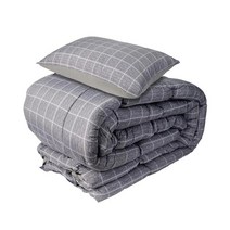 무로코퍼레이션 엄마품속 그래핀 이불 + 베개커버 2p, 그레이