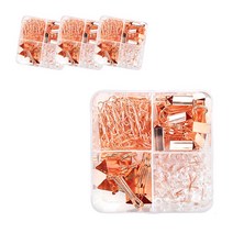 델리 로즈골드 더블클립 171p세트 78551, 4세트