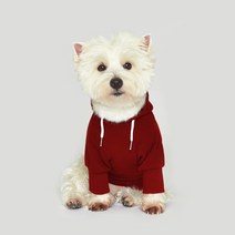 플로트 스탠다드 후드 강아지옷, 레드