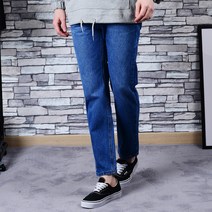 타운클로 남성용 레귤러 테이퍼드 청바지