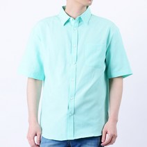 타운클로 남성용 썸머 세미 오버핏 반팔 셔츠