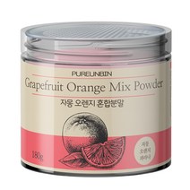 푸른빈 자몽 오렌지 과라나 혼합 분말 가루, 180g, 1개