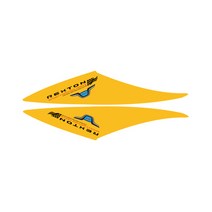 UV 코팅 라이트 리플렉터 필름 2p 세트, 노랑(렉스턴G4/SS02), 1세트