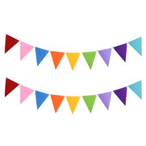 파티해 펠트 삼각 파티가랜드 2p, 레인보우