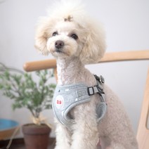 퍼피아 강아지 알파벳 하네스 C형, 그레이