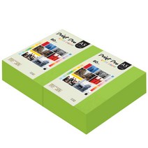 종이문화 프린트 프로 칼라복사지 No.10 후레쉬그린 80g, A5, 1000개