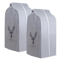 마켓피오 북유럽 옷먼지 방지 부직포 옷커버 사슴 L, 1개입, 2개