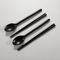 장미목 정제옻칠 수저 세트 235 60, 1세트, 숟가락 2p + 젓가락 2벌