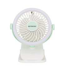 오토코스 360도 LED 집게형 미니선풍기, LF02, 혼합색상