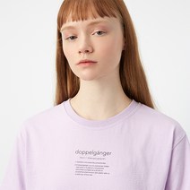 로켓런치 여성용 R DOPPELGANGER LETTERING T SHIRT