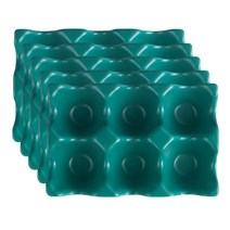 블럭마트 도자기 계란 6구 케이스 5p, 그린