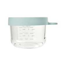 베아바 유리 이유식 보관용기, 라이트 블루, 1개