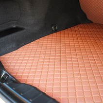 지엠지모터스 퀼팅 가죽 트렁크매트 풀세트, 컨텐츠 참조, 브라운