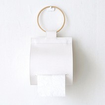 데코토닉 플레인 레더 롤티슈커버, 화이트