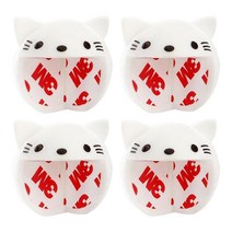 동물 모서리 보호대 2p, 2개, 화이트캣