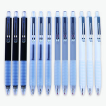 영아트 소프트그립펜 4종 x 3p, 그레이, 블랙, 화이트, 반투명, 1세트