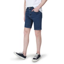 다꾸앙 남성용 컷팅 속밴딩 콜스판 청반바지 B06K6_ph1436