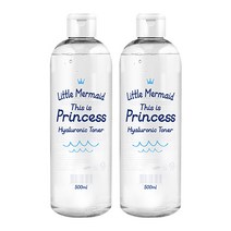 뷰티레시피 리틀머메이드 디스 이즈 프린세스 히알루로닉 토너, 500ml, 2개