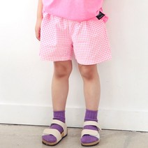 초코몽 아동용 네온 체스 바지