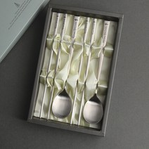 인스푼 2인 말씀 수저세트, 범사에 감사하라, 숟가락2p + 젓가락 2p