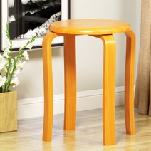 가팡 원목 빈티지 원형 의자, 6708