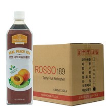로쏘189 복숭아홍차베이스, 1L, 12개