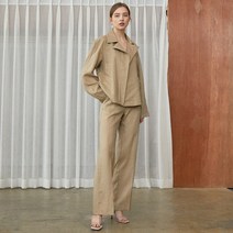 안젤로비안코 여성용 Born Linen Slacks 팬츠