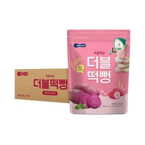 베베쿡 처음먹는 더블떡뻥, 백미 + 고구마 혼합맛, 6개