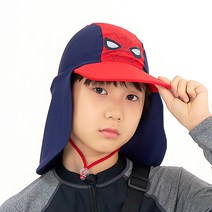 마블 스파이더맨 스판 아동 플랩캡