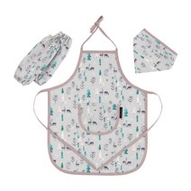 코니아일랜드 아동용 순면 앞치마 세트