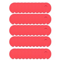 블럭마트 손끼임 방지 쿠션, 레드, 50개