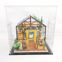 북스토어 미니어처 하우스 전용 아크릴 케이스, 혼합색상