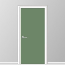 유니크만능시트벽지 붙혔다 떼었다 가능 현관문 시트 2p, 단색 그린