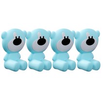 블럭마트 곰돌이 도어 스토퍼, 그린, 4개