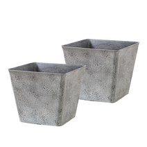러버플랜터08 FRP화분 2p, CONCRETE