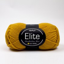 야나 엘리트 울 뜨개실 4p, 1016 머스타드