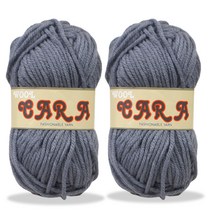 미소털실 카라 뜨개실 90g x 2p, 910 그레이