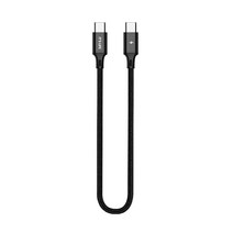 이츠라이프 칸쿤 USB C to C 고속 충전케이블 60W PD 1.2m, 블랙, 1개