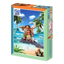 모아나 직소퍼즐 D-A150-003, 150피스, 혼합색상