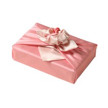 통샵 예단 선물 큰보자기 대형 150 x 150 cm, 로즈핑크 + 아이보리, 1개