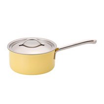 에델코첸 통3중 클래식L 편수냄비, 16cm, 허니옐로우