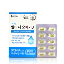 뉴트리디데이 rTG 알티지 오메가3 골드, 1,020mg x 90캡슐, 2개