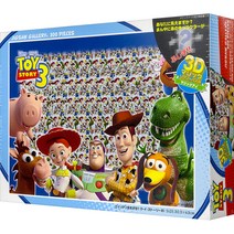 토이 스토리 우디와 버즈 직소퍼즐 TY-D-300-241, 300피스, 혼합색상
