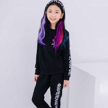 잭키드 여아용 타이프 맨투맨